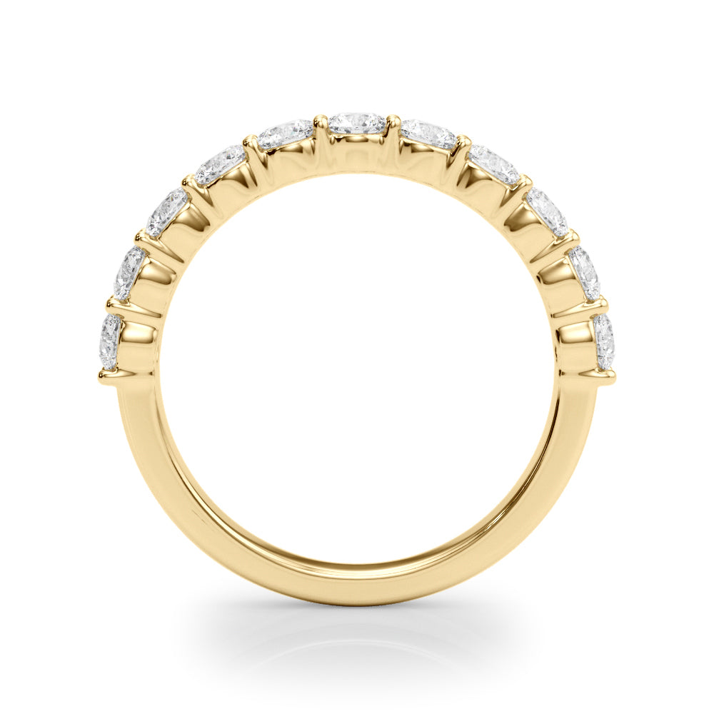 14K Yellow Gold 1 CT Diamond Wedding Band
