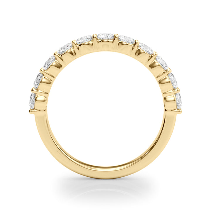14K Yellow Gold 1 CT Diamond Wedding Band