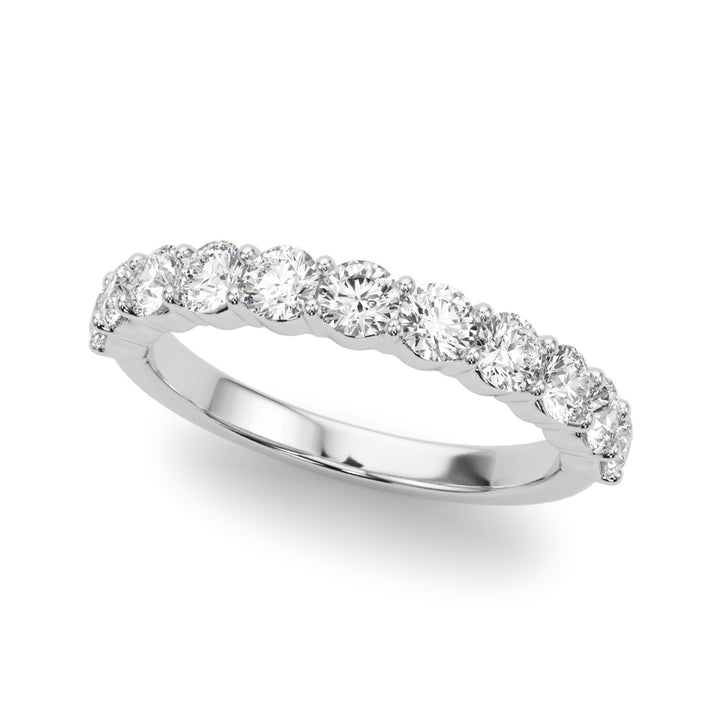 14K White Gold Diamond Cluster Engagement Ring