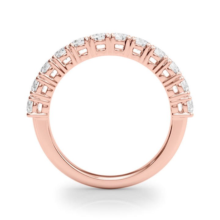 14K Rose Gold Diamond Wedding Ring