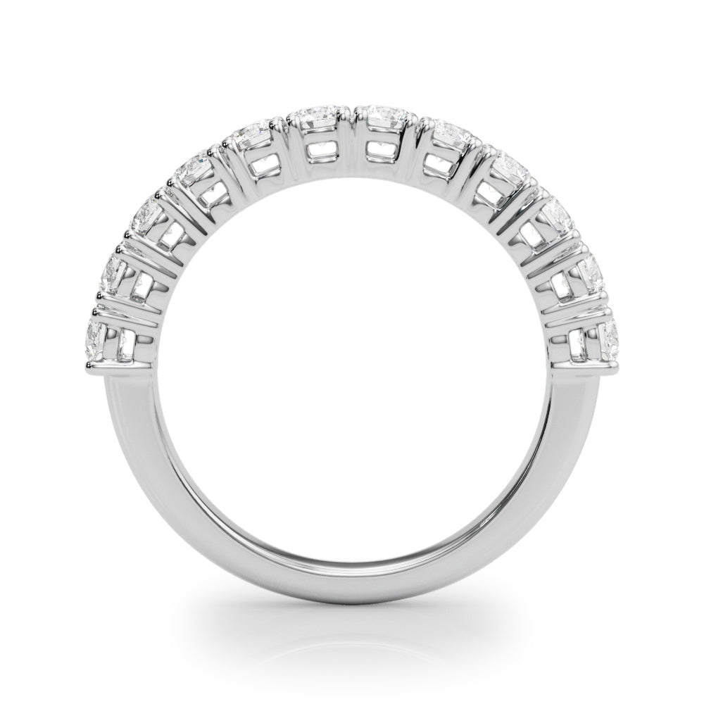 14K White Gold Diamond Wedding Ring
