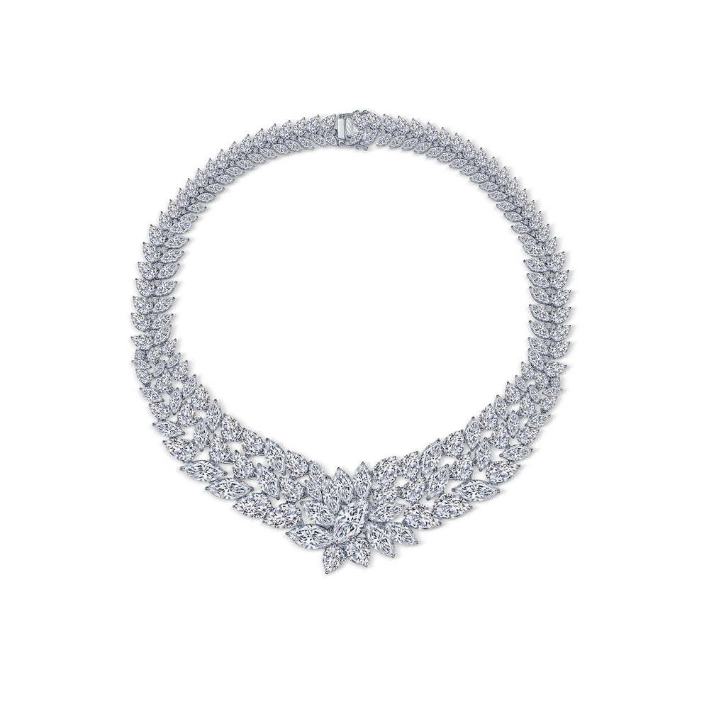 142 CTW Statement Choker Necklace