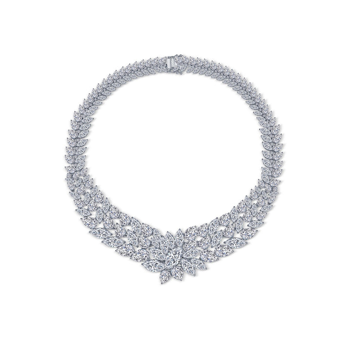 142 CTW Statement Choker Necklace