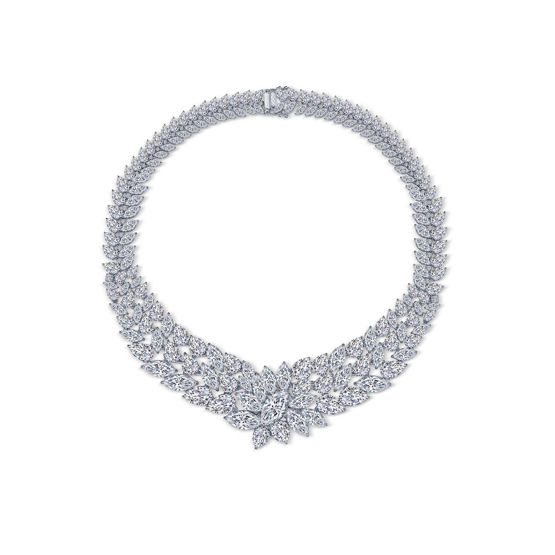 142 CTW Statement Choker Necklace