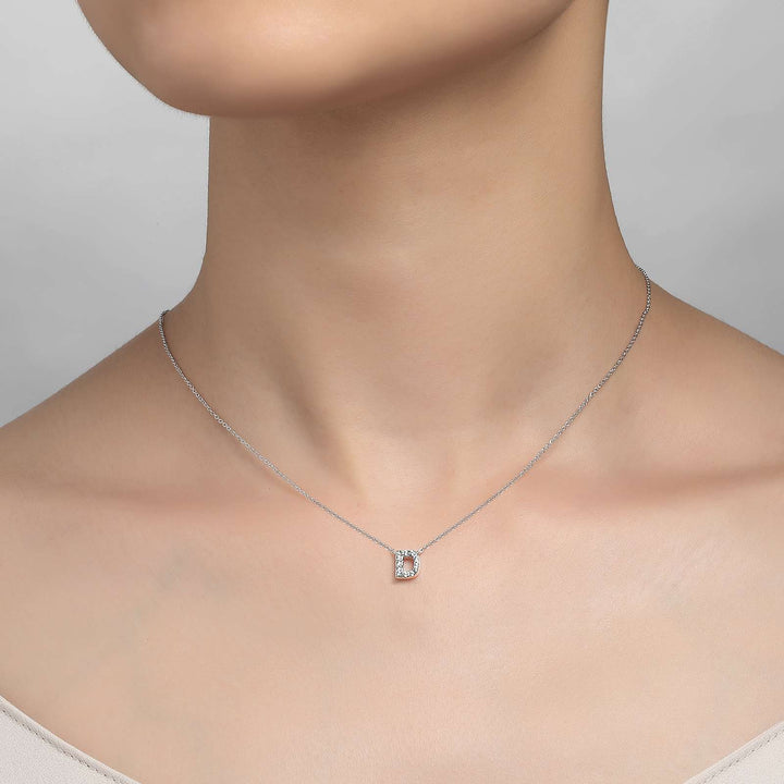 Letter D Pendant Necklace