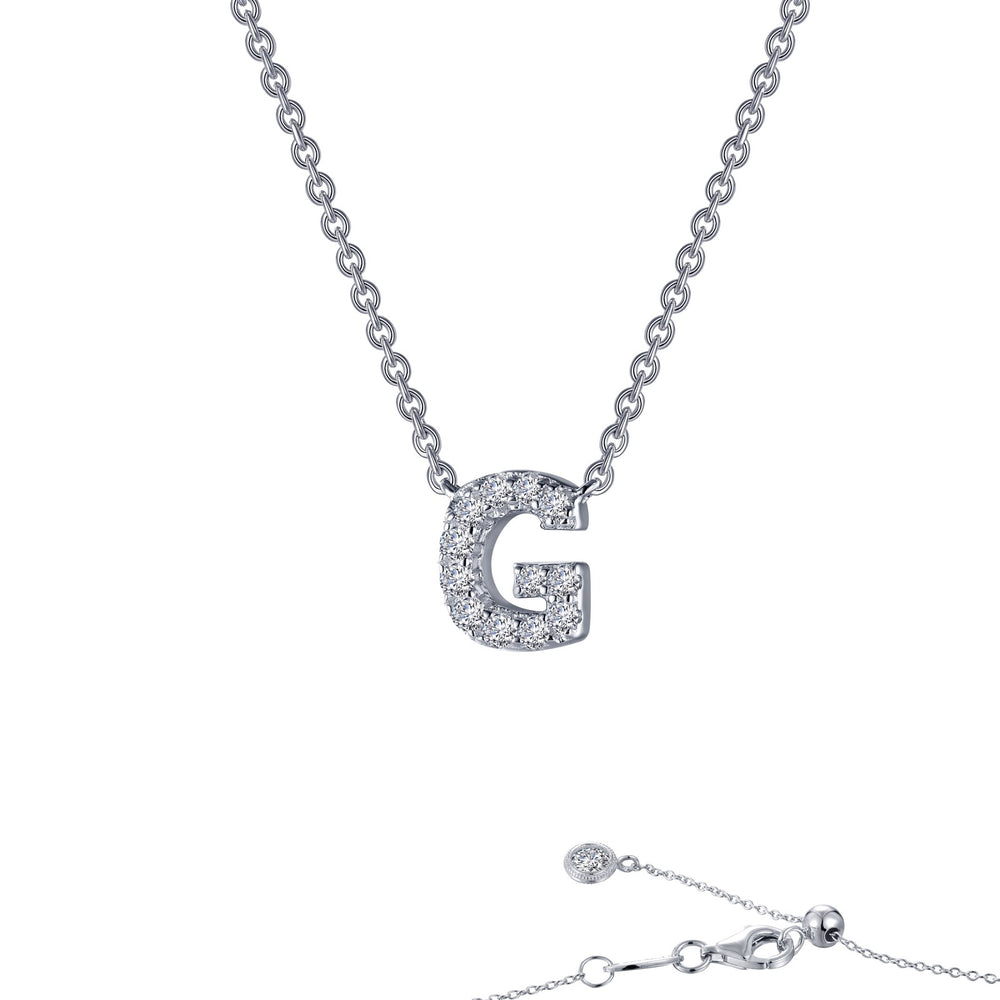 Letter G Pendant Necklace