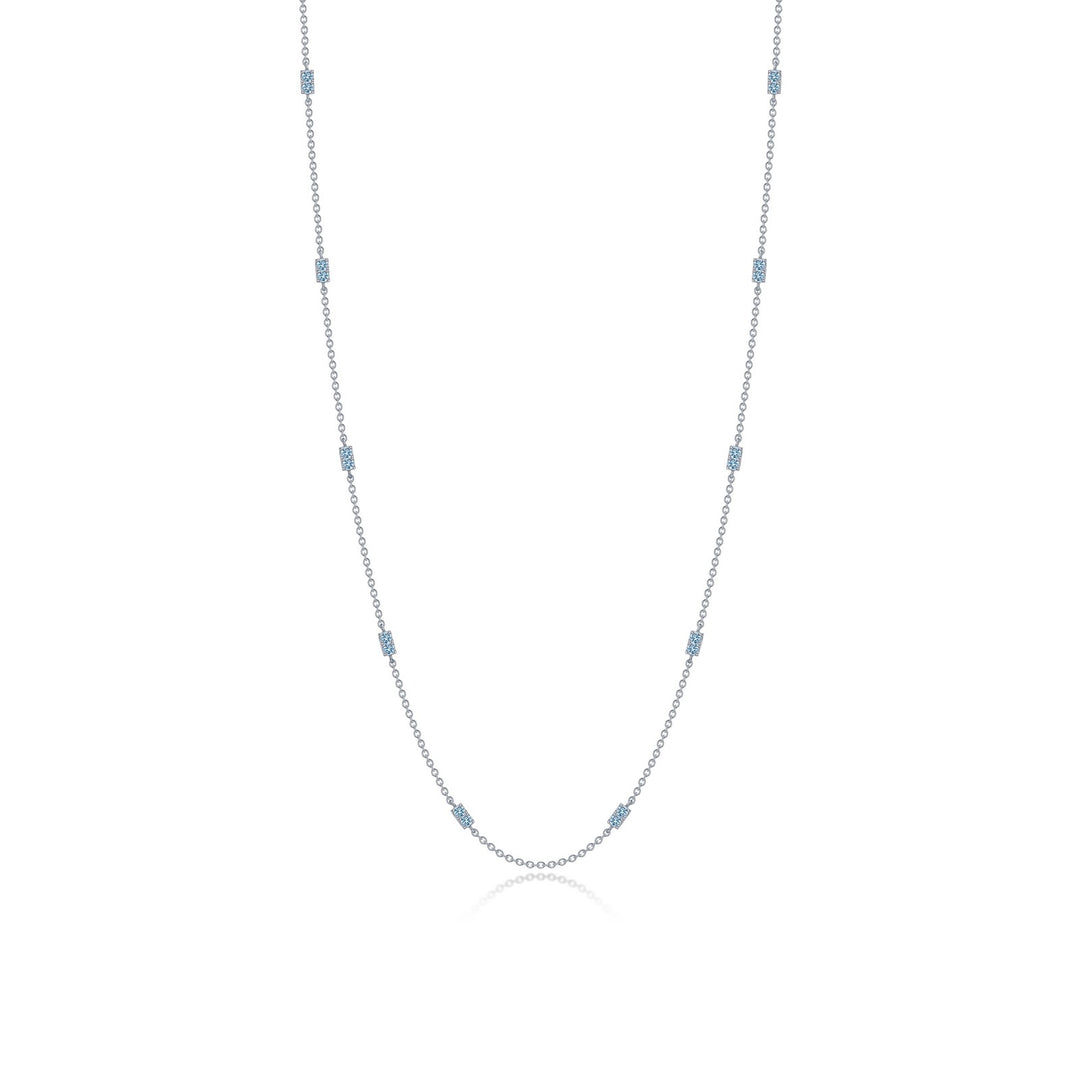 0.6 CTW Adjustable Station Necklace