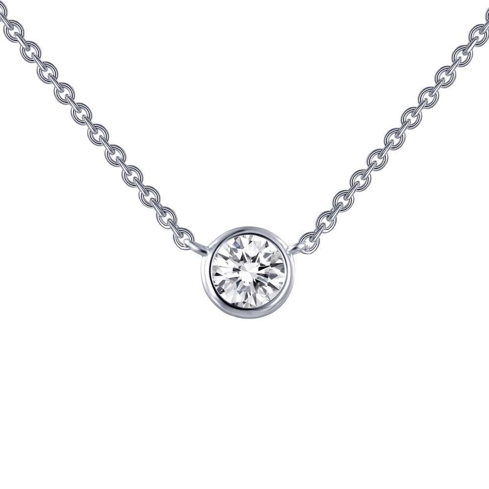 Bezel-Set Solitaire Anklet