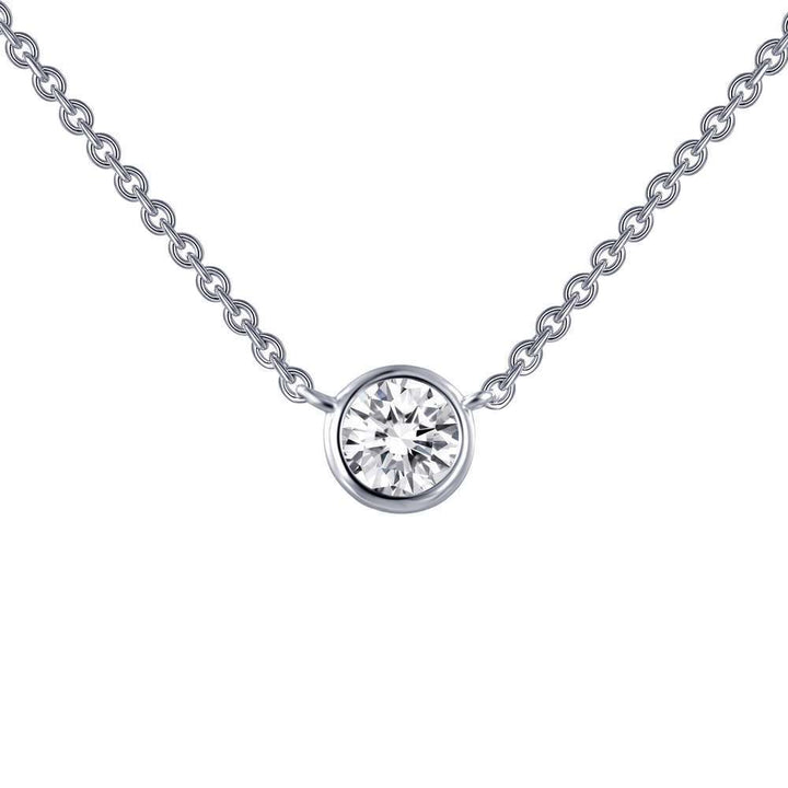 Bezel-Set Solitaire Anklet