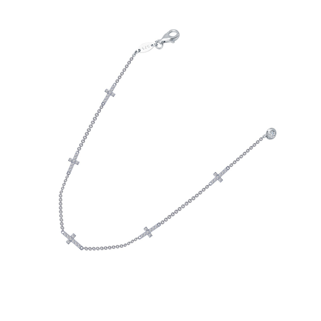 Sideways Cross Bracelet