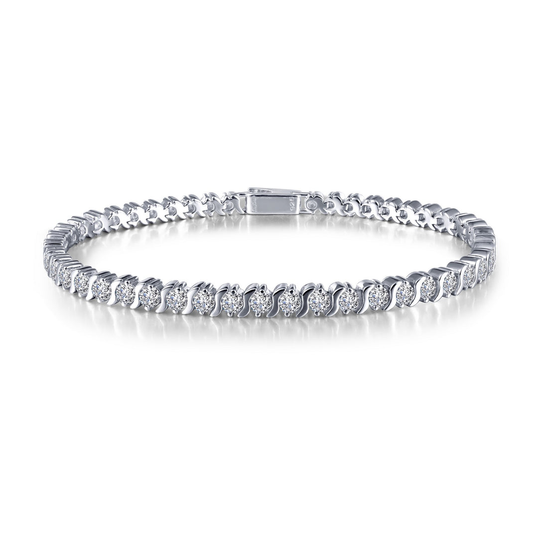 Classic ""S"" Tennis Bracelet