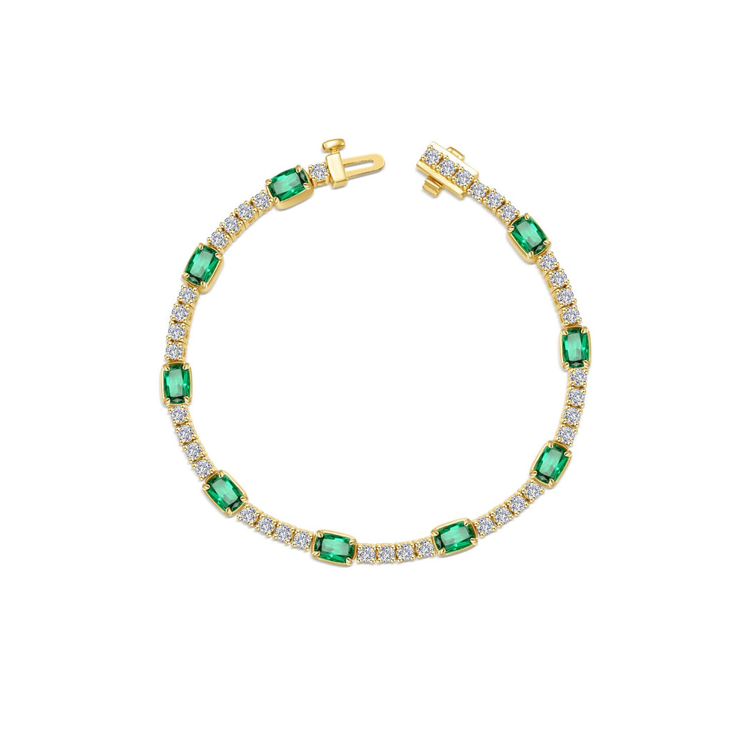 Regal Cushion-Cut Bracelet