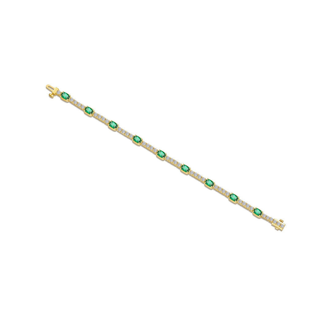 Regal Cushion-Cut Bracelet