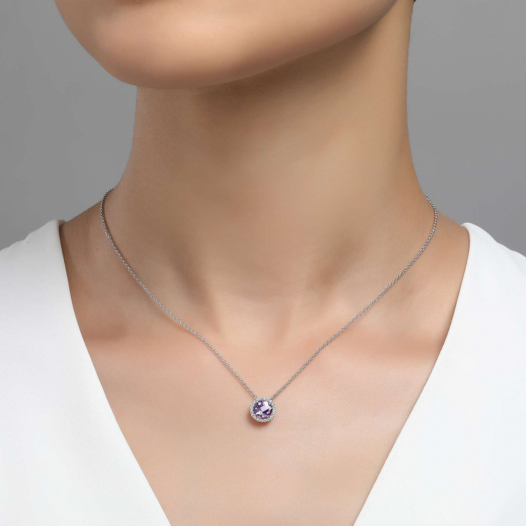 February Birthstone Necklace