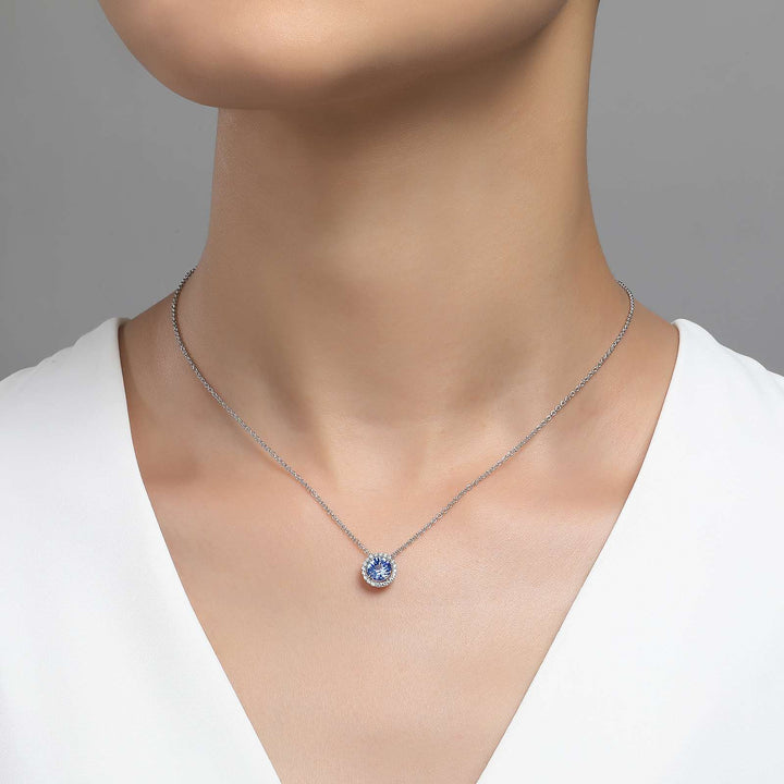 March Birthstone Necklace