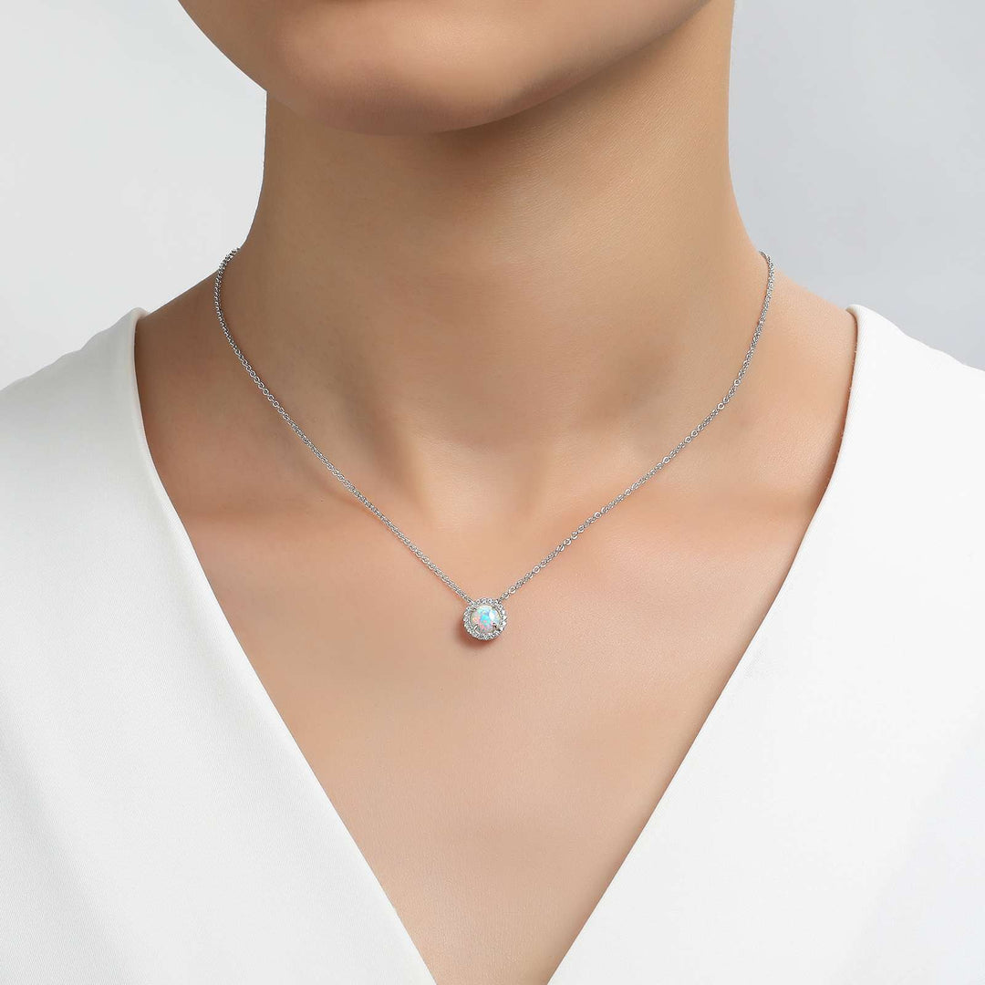 October Birthstone Necklace