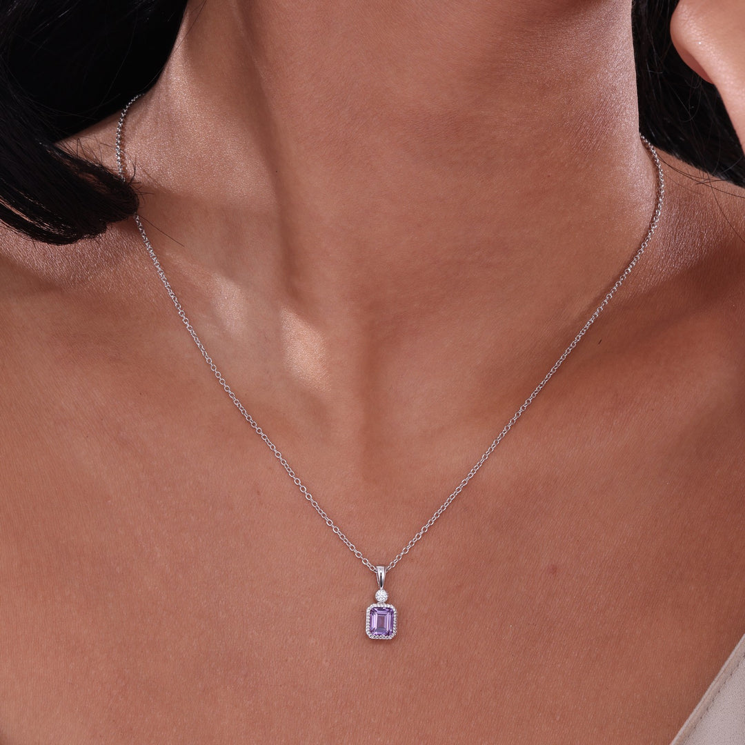February Birthstone Necklace