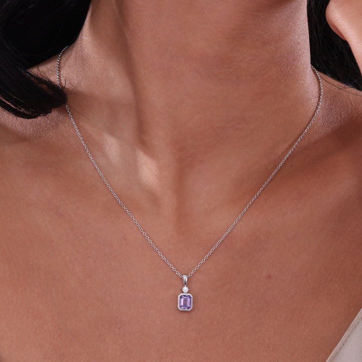 February Birthstone Necklace