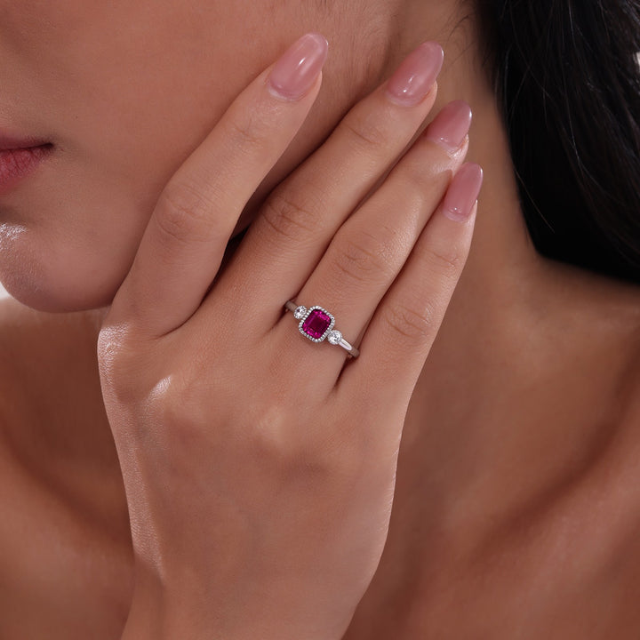 July Birthstone Ring