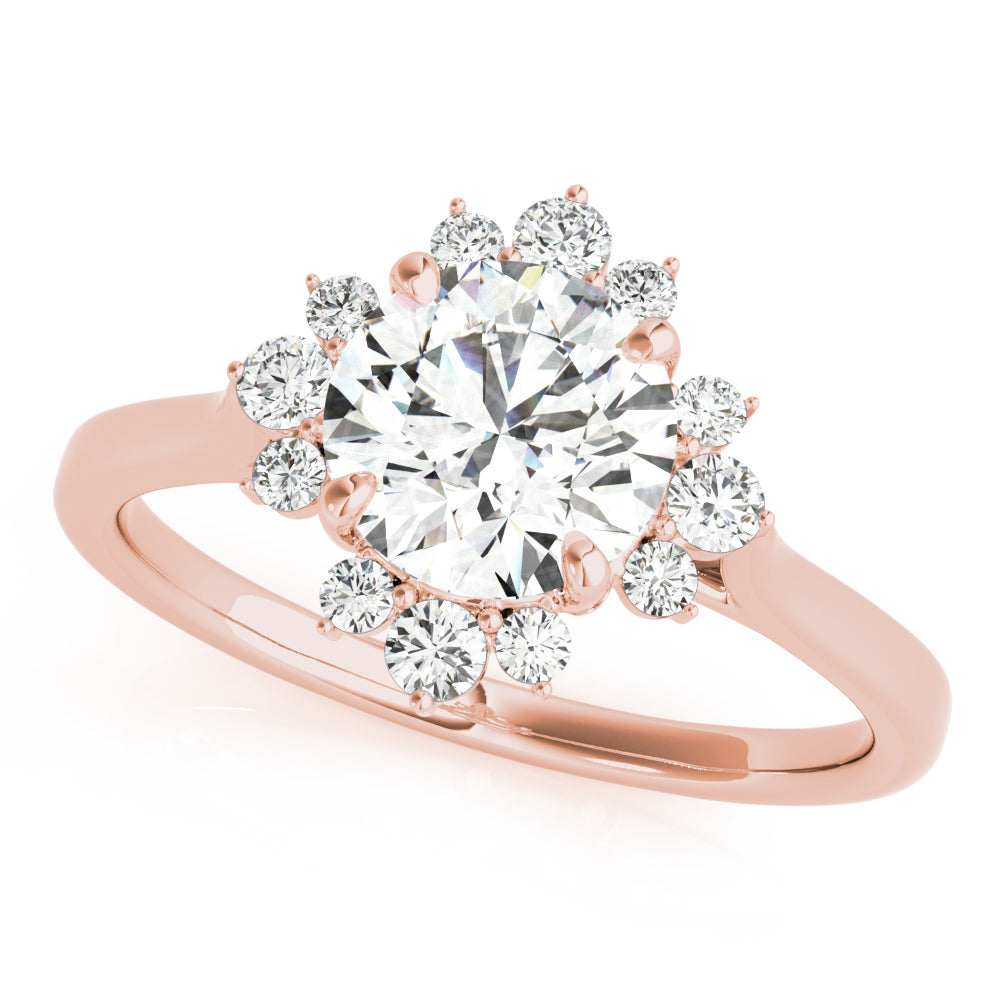 Halo Diamond Engagement Ring