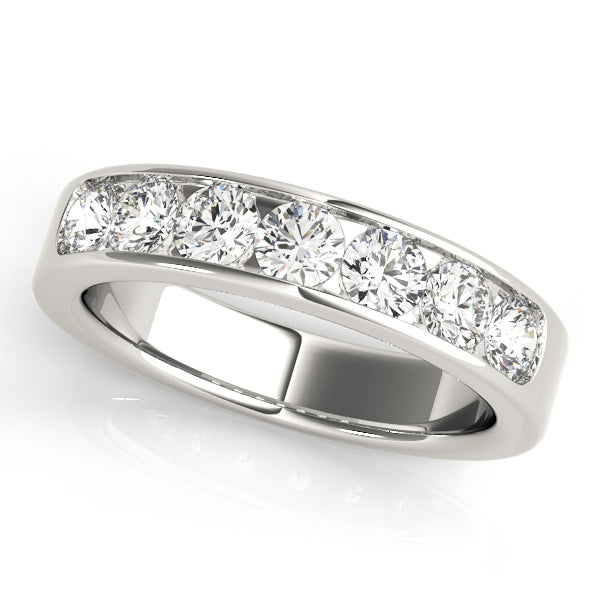 Platinum White 1/8 ctw Diamond Wedding Ring
