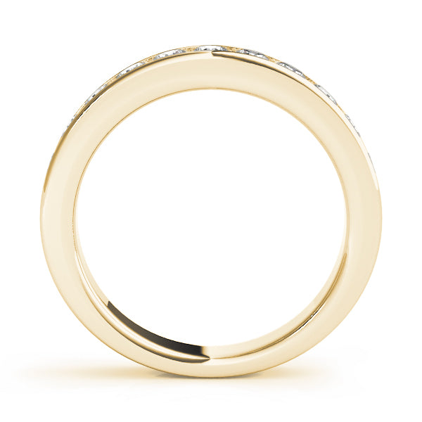 18K Yellow Gold Diamond Wedding Ring