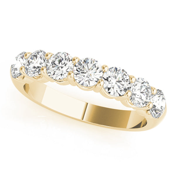 14K Yellow Gold 1/3 ct Diamond Wedding Band