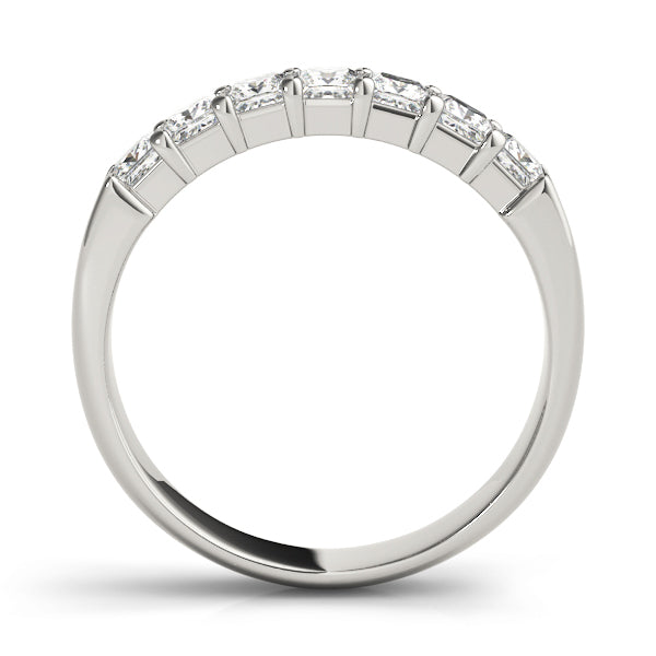 Platinum 5/8 ct Diamond Square Wedding Ring