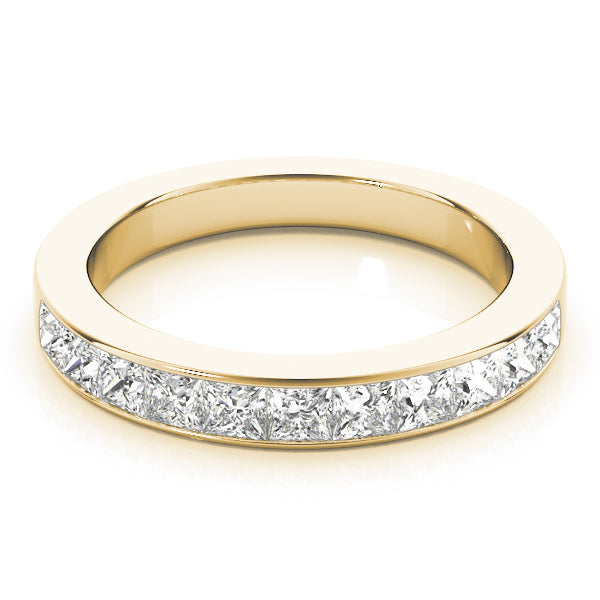 18K Yellow Gold 1/3 CT Diamond Wedding Band