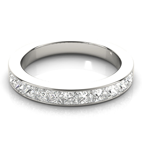 Platinum White Diamond Wedding Ring 1/3 ctw