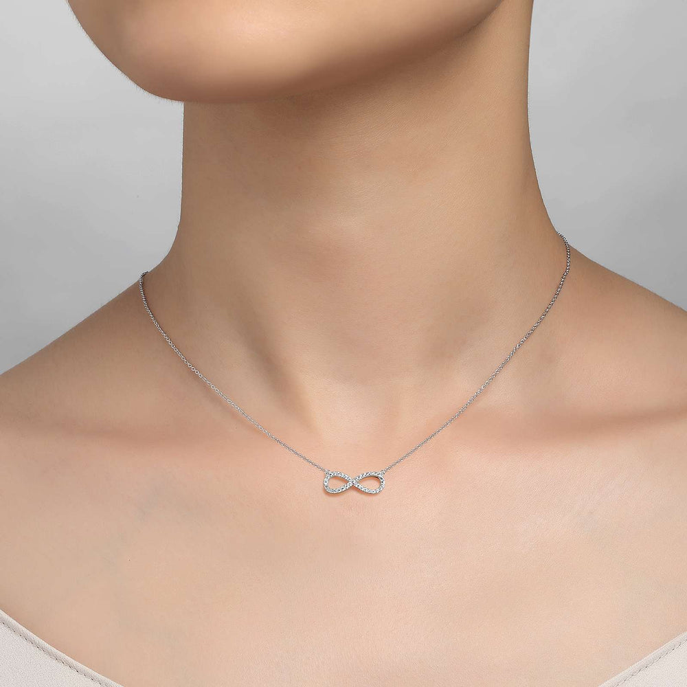0.33 CTW Infinity Necklace