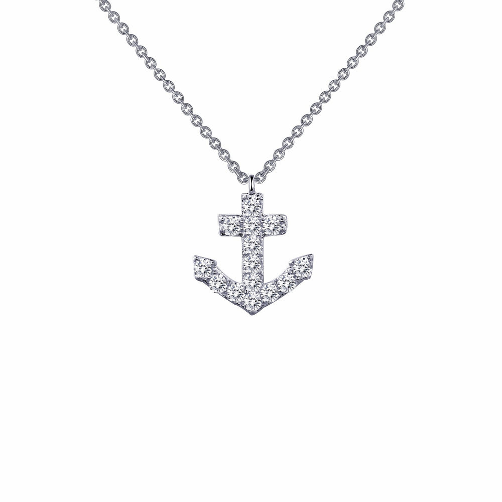 0.42 CTW Anchor Necklace