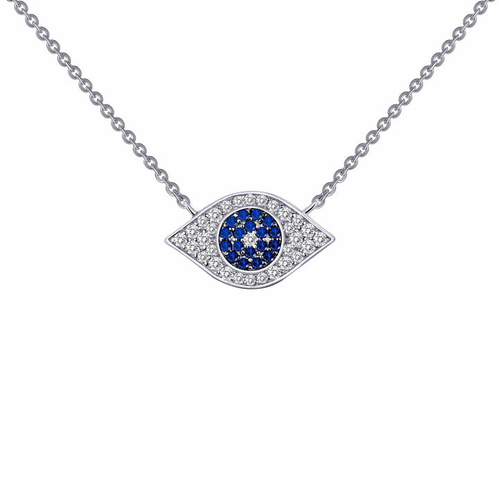 0.46 CTW Evil Eye Necklace