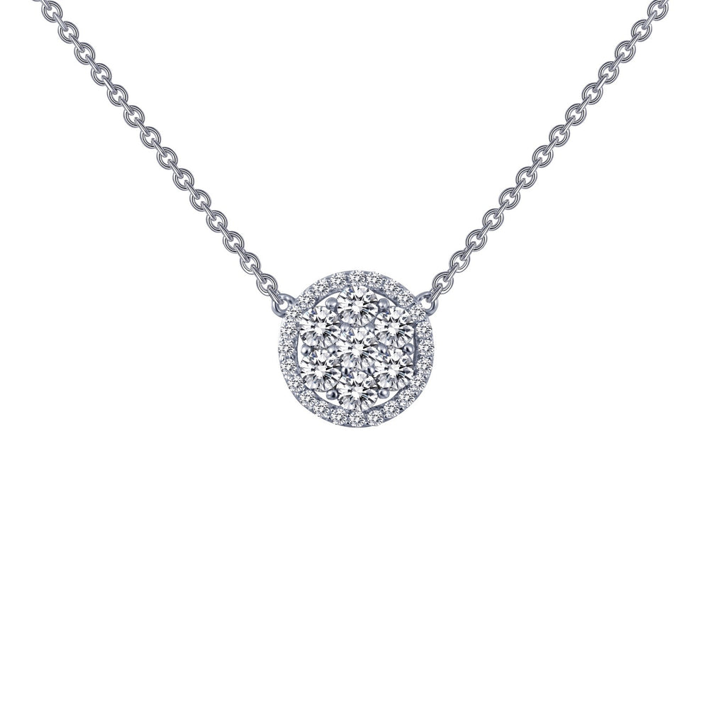 1.01 CTW Halo Necklace