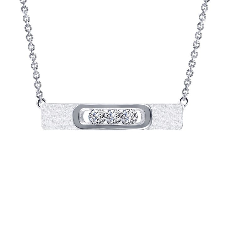 0.33 CTW Sleek Bar Necklace