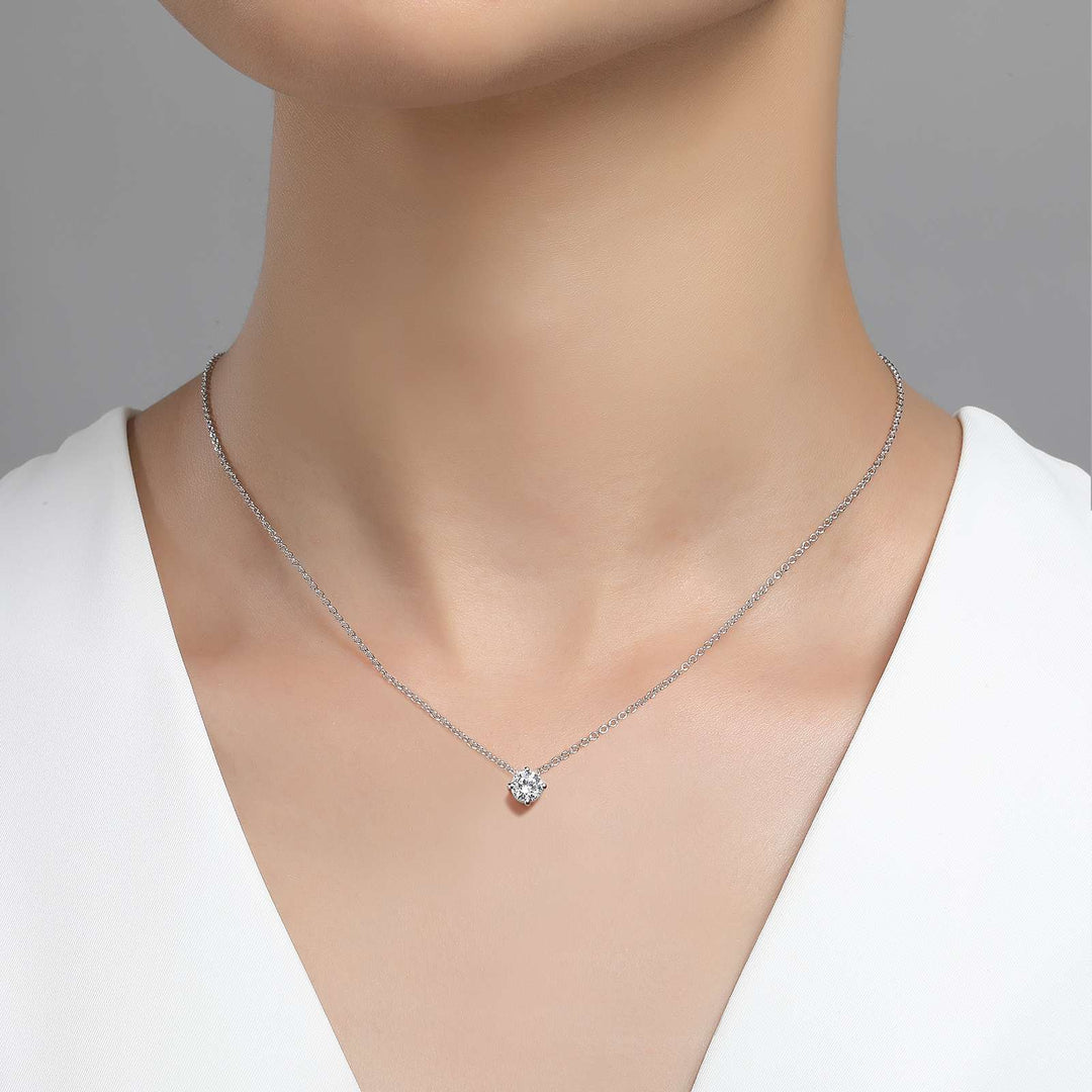 0.65 CTW Solitaire Necklace