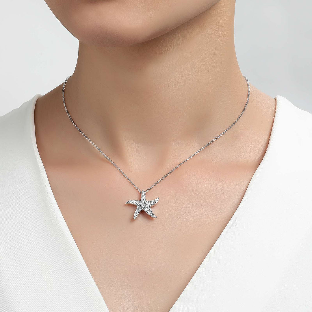 Whimsical Starfish Necklace