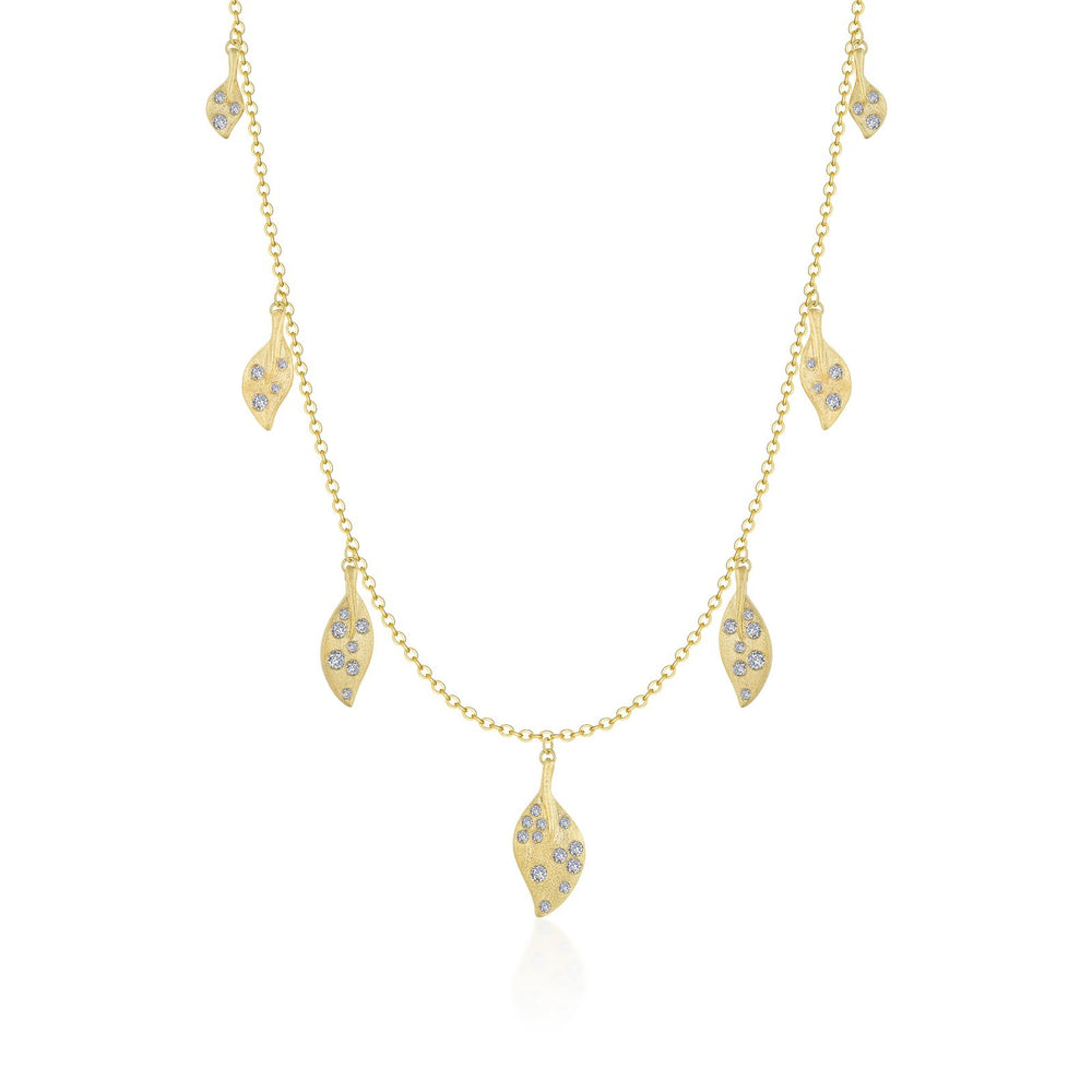 Leaf Station Necklace