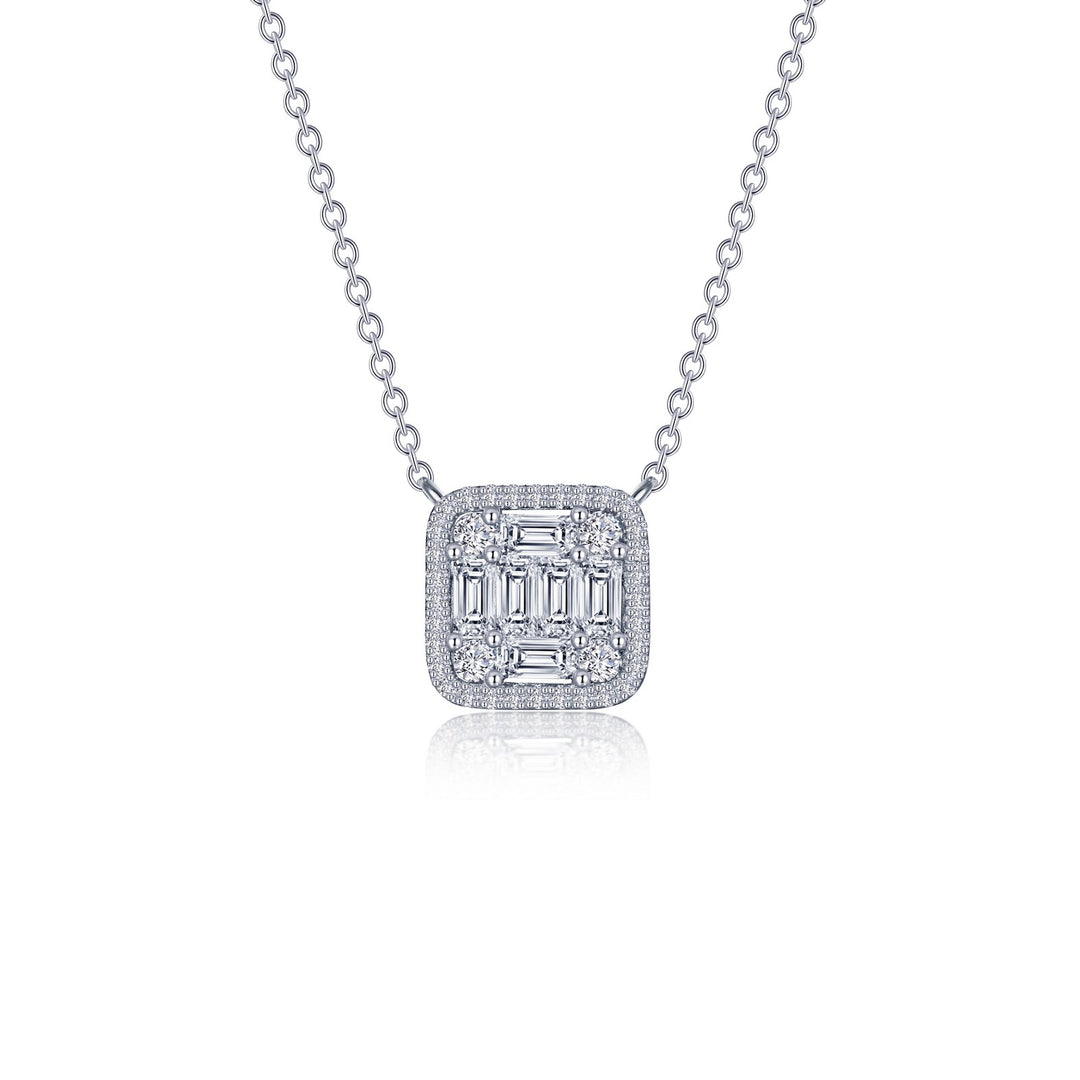 Cluster Halo Necklace