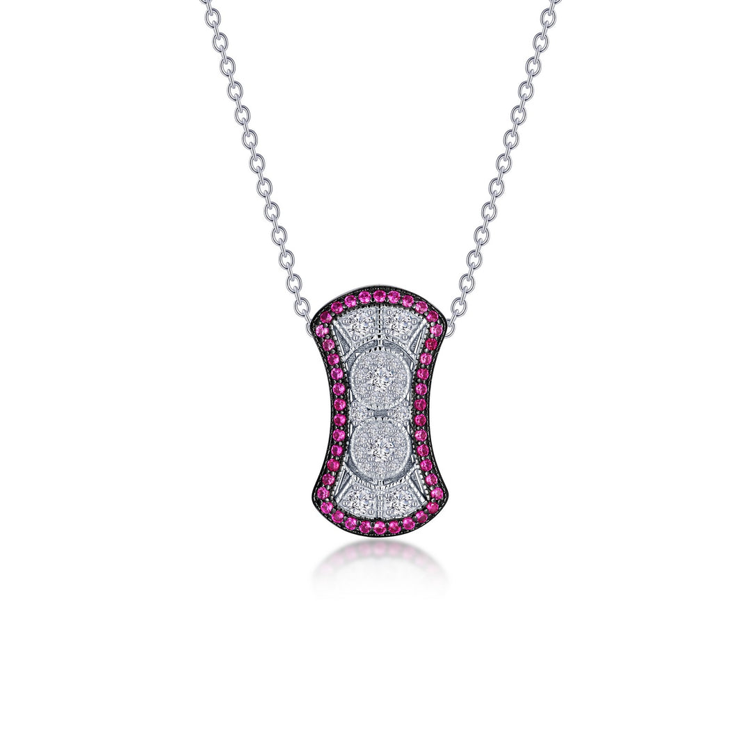 Vintage Inspired Halo Necklace