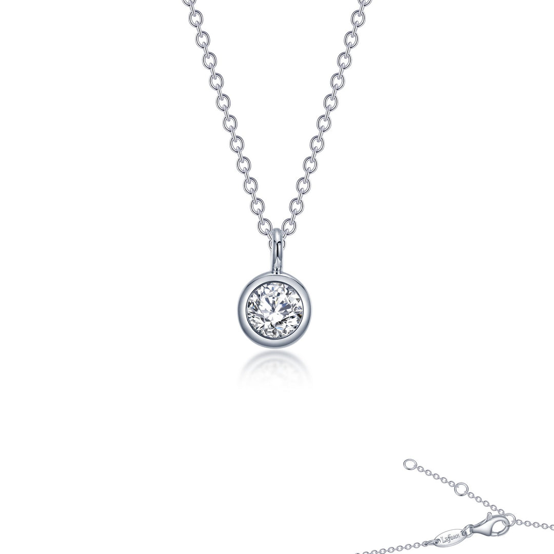 0.46 CTW Bezel-Set Necklace