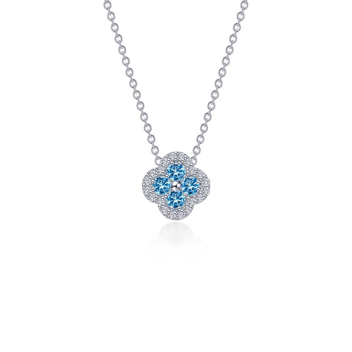 0.65 CTW Halo Necklace