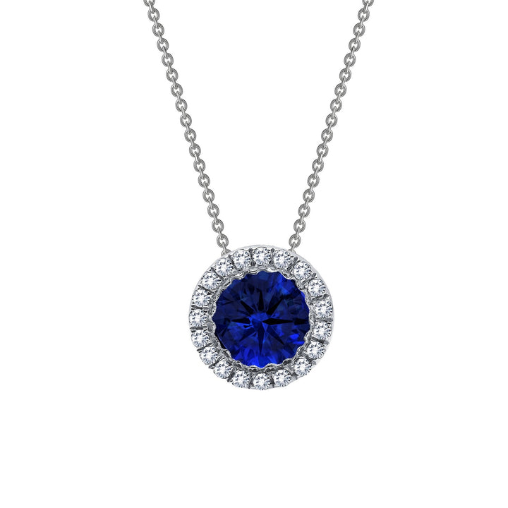1.03 CTW Halo Necklace