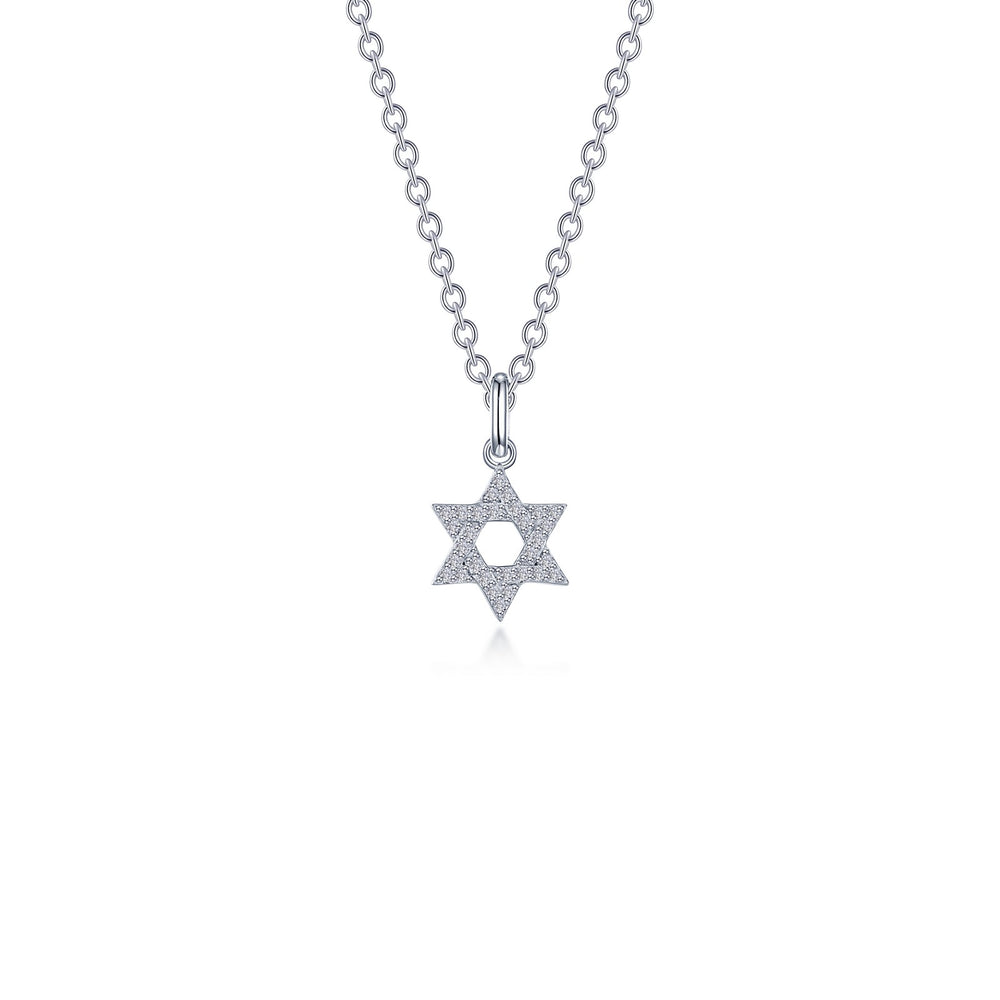 0.55 CTW Star Of David Necklace
