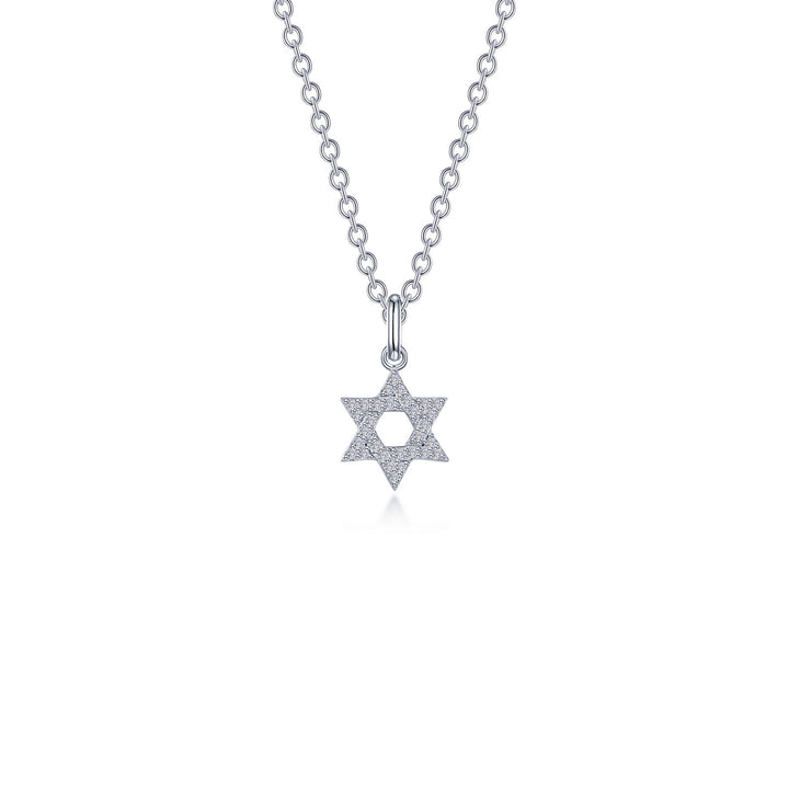 0.55 CTW Star Of David Necklace