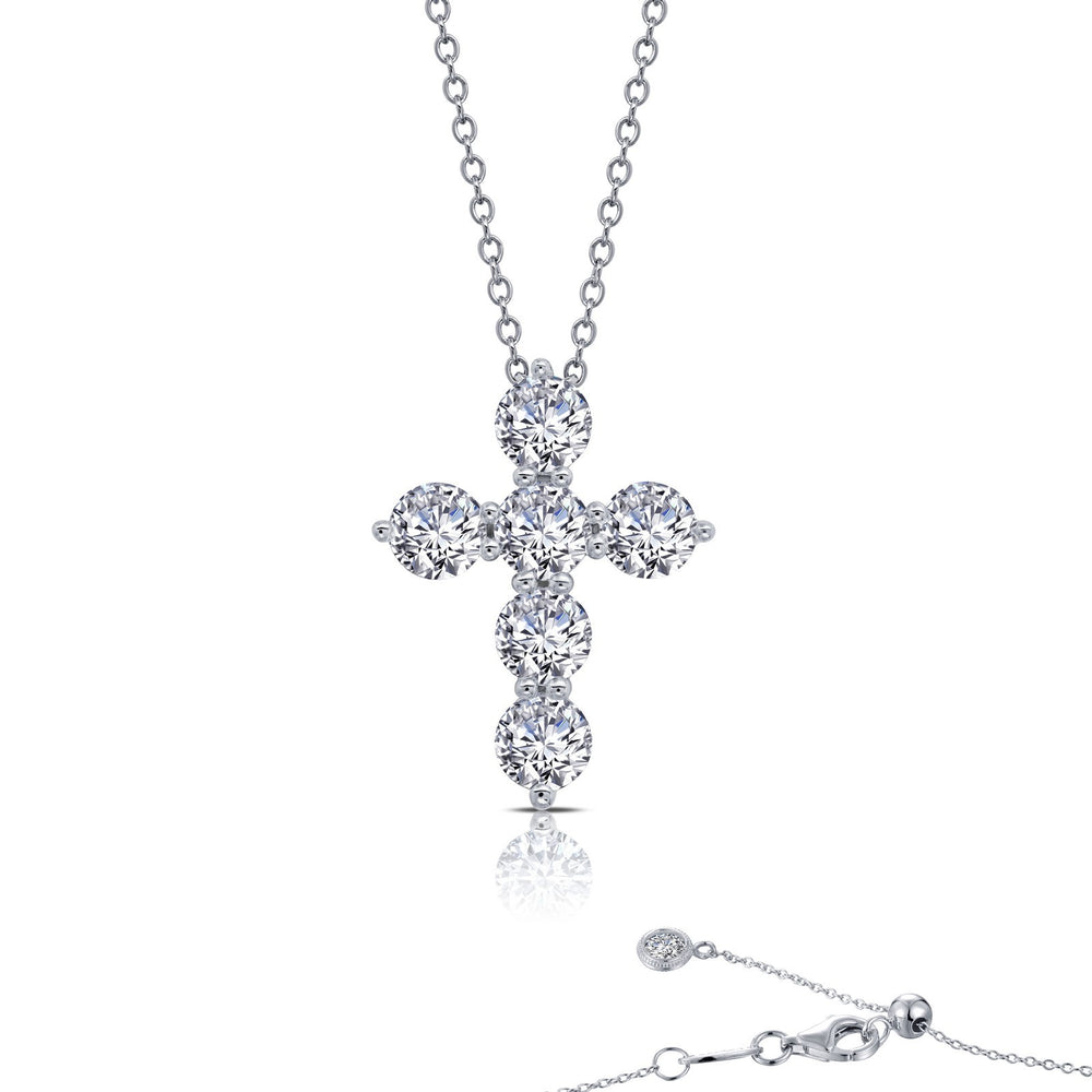 2.76 CTW Cross Pendant Necklace