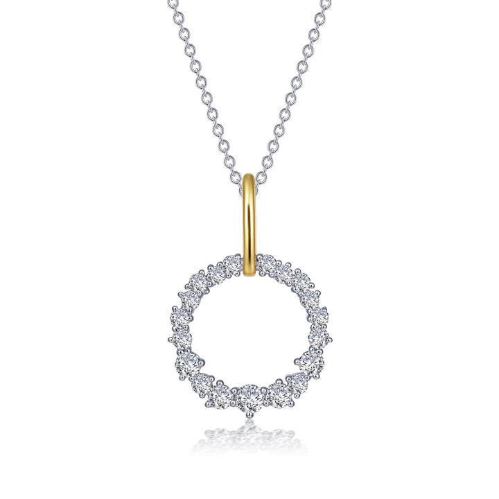 Open Circle Pendant Necklace