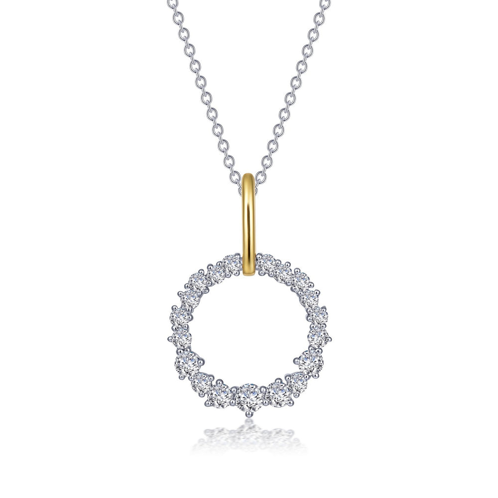 Open Circle Pendant Necklace