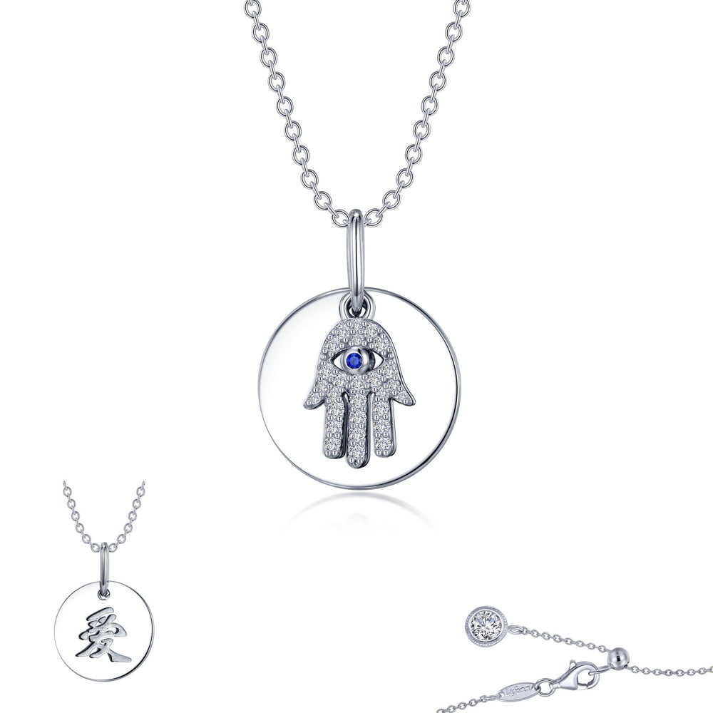 Reversible Hamsa Love Necklace