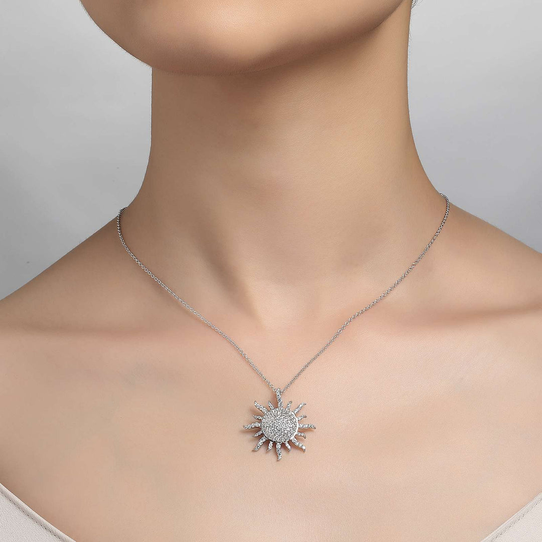 Sunburst Pendant Necklace